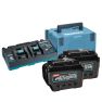 Makita Accessoires 191Y97-1 Startset XGT DC40RB Duolader + 2 x Accu BL4080F 40V max 8.0Ah in MBox - 3
