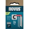 Novus 042-0805 Niet met smalle rug C 4/26mm V2A RVS (1.000 stuks) - 1