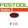 Festool Accessoires 499087 SCHUURSCHIJF RUBIN 2 STF D115 P 80 RU2/50 - 1