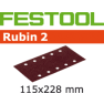 Festool Accessoires 499037 Schuurstroken Rubin 2 STF 115x228/10 P220 RU/50 - 1