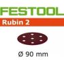 Festool Accessoires 499078 Rubin 2 Schuurschijven STF D90/6 P60 RU2/50 - 1