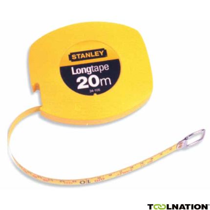 Stanley 0-34-105 Landmeter Staal 20m - 9,5mm gesloten kast - 1