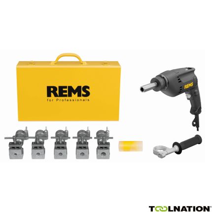 Rems 156002 R220 Twist Set 12-14-16-18-22 Elektrische Buisoptromper - 1