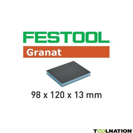 Festool Accessoires 201113 Schuurspons GRANAT 98x120x13 120 GR/6 - 1