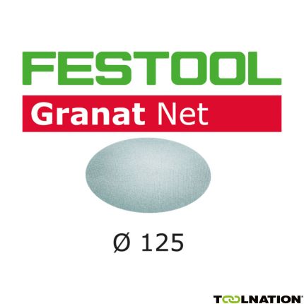 Festool Accessoires 203300 Net Schuurschijven Granat Net STF D125 P240 GR NET/50 - 1