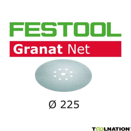 Festool Accessoires 203312 Net Schuurschijven Granat Net STF D225 P80 GR NET/25 - 1