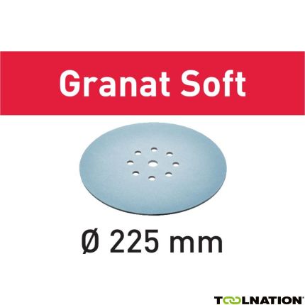 Festool Accessoires 204222 Schuurschijven STF D225 P100 GR S/25 Granat Soft - 1