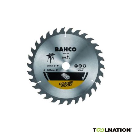 Bahco 8501-30F Cirkelzaagbladen voor hout in bouwplaatszagen - 1