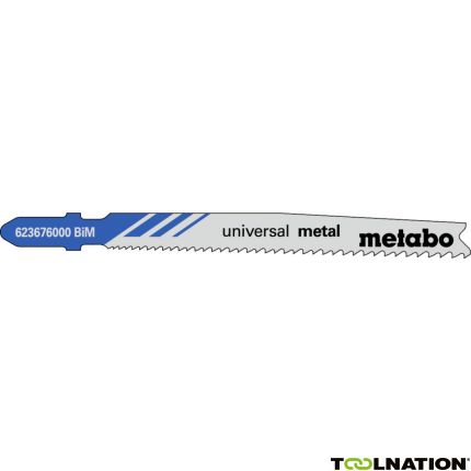 Metabo Accessoires 623676000 Decoupeerzaagbladen (5 st.) 74/1,4 mm HSS - 1