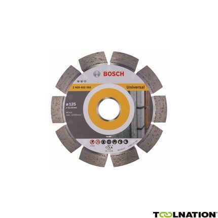 Bosch Blauw Accessoires 2608602565 Diamantdoorslijpschijf Expert for Universal 125 x 22,23 x 12 mm - 1