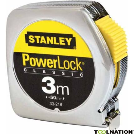 Stanley 0-33-218 Rolbandmaat Powerlock 3m - 12,7mm metaal - 1