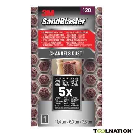 3M 9120SBE Sandblaster UltraFlex Schuurspons Korrel 120 - 1