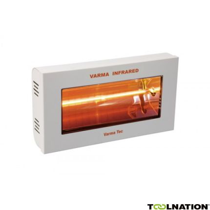 Varma 407001115 400 RVS Infrarood heater met wandmontage 2.0 kW - 1
