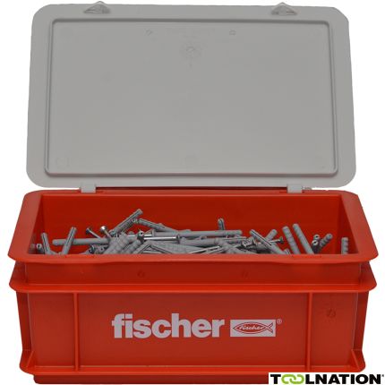 Fischer 523728 Nagelplug N 6 x 80/50 S BOX met verzonken kop 300 stuks - 1