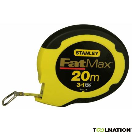 Stanley 0-34-133 Landmeter Fatmax 20m - 9,5mm gesloten kast - 1