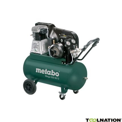 Metabo 601540000 Mega 550-90 D Compressor 90ltr - 1