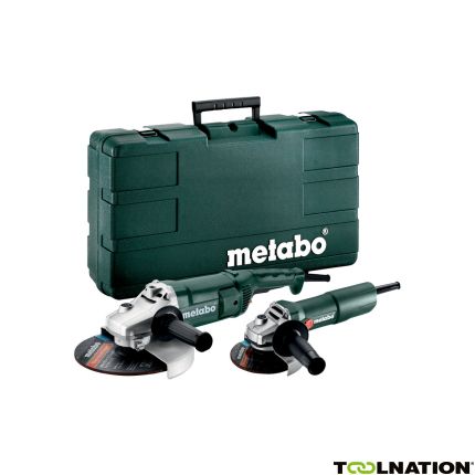 Metabo 685172500 Haakse slijper combiset met koffer (WE 2200-230 + W 750-125) - 1