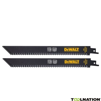 DeWalt Accessoires DT2451-QZ HCS 300 mm Universele Reciprozaagbladen voor isolatie 2 Stuks - 1