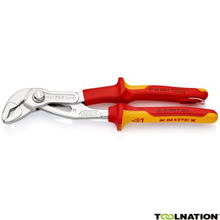 Knipex 8726250T Cobra® VDE Waterpomptang 250 mm - 1