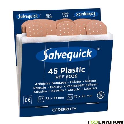 Salvequick 9.95.43.350.30 Salvequick navulling 6036 (6 x 40 stuks) - 1