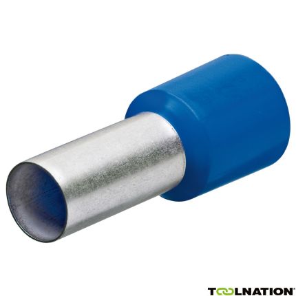 Knipex 9799334 Adereindhulzen met kunststof kraag 200 stuks kabel 2.5 mm2 (Blauw) - 1