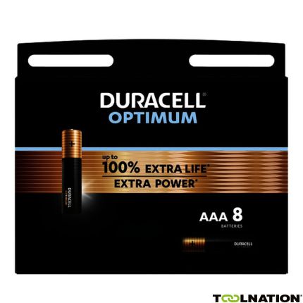 Duracell D137714 Alkaline Optimum AAA 8st. - 1