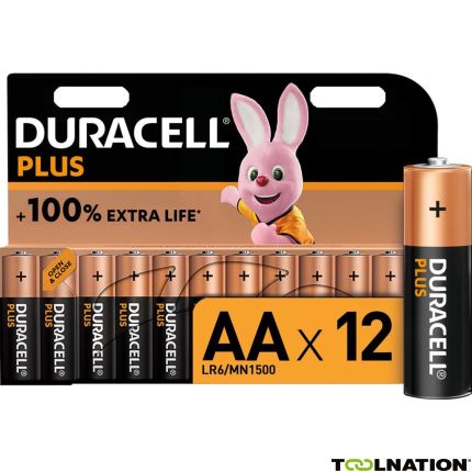 Duracell D140967 Alkaline Plus 100 AA 12st. - 1