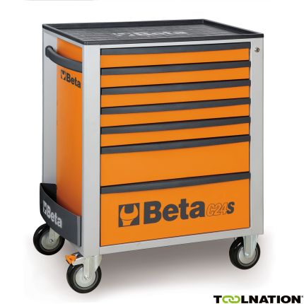 Beta 024002071 C24S/7-O Gereedschapwagen met 7 laden Oranje - 1