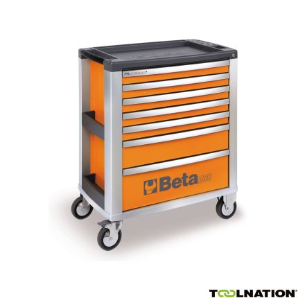 Beta 039000001 C39-7/O gereedschapwagen met 7 laden oranje - 1