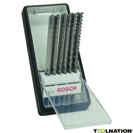 Bosch Blauw Accessoires 2607010573 6-delige Robust Line decoupeerzaagbladenset Metal Profile - 1