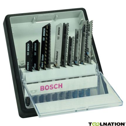Bosch Blauw Accessoires 2607010574 10-delige Robust Line decoupeerzaagbladenset Top Expert - 1