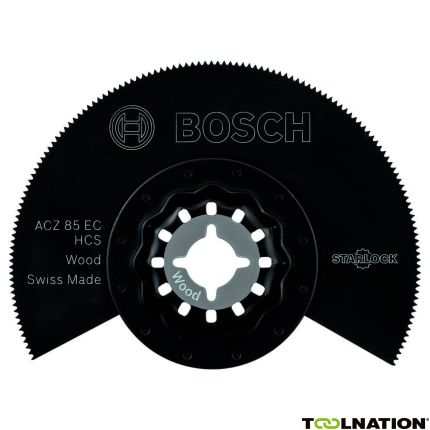 Bosch Blauw Accessoires 2608661643 ACZ 85 EC HCS segmentzaagblad SL Wood 85 mm - 1
