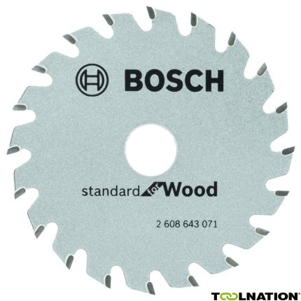Bosch Blauw Accessoires 2608643071 HM Cirkelzaagblad Standaard For Wood 85 x 15 x 20T - 1