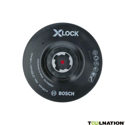 Bosch Blauw Accessoires 2608601722 X-LOCK Steunschijf velcro 125 mm - 1