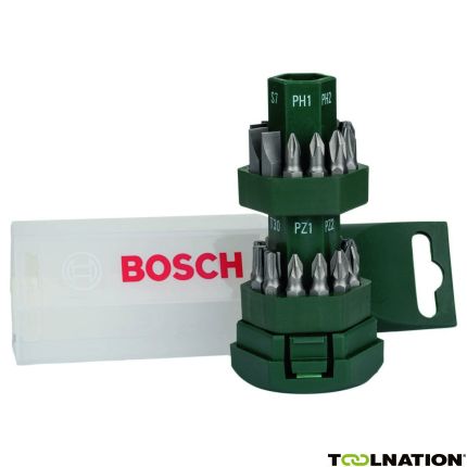 Bosch Groen Accessoires 2607019503 25-delige "Big-Bit" bitset - 1
