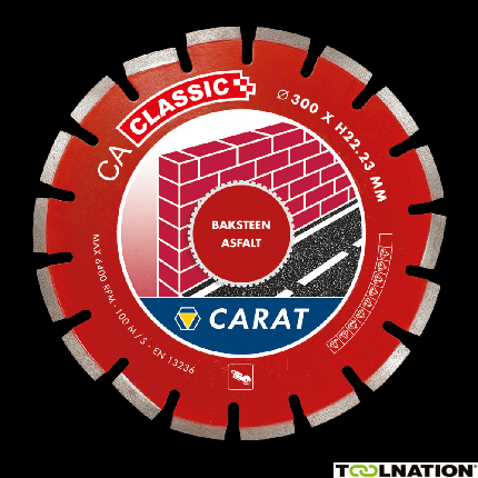 Carat CAC3504000 Diamantzaagblad BAKSTEEN / ASFALT CA CLASSIC 350x25,4MM - 1