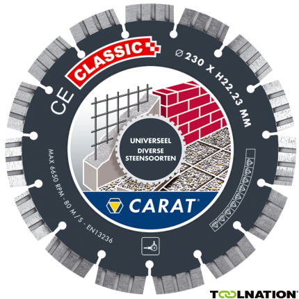 Carat CEC1153000 Diamantzaag Universeel CE Classic 115 x 22,23 - 1