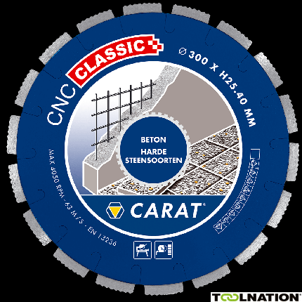 Carat CNCC300400 Diamantzaagblad BETON CNC CLASSIC 300x25,4MM - 1