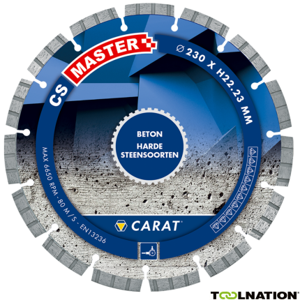 Carat CSM3502000 Diamantzaagblad BETON CS MASTER, 350x20,0 MM - 1