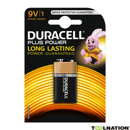 Duracell D142190 Batterij Alkaline Plus Power 9V 1st. - 1