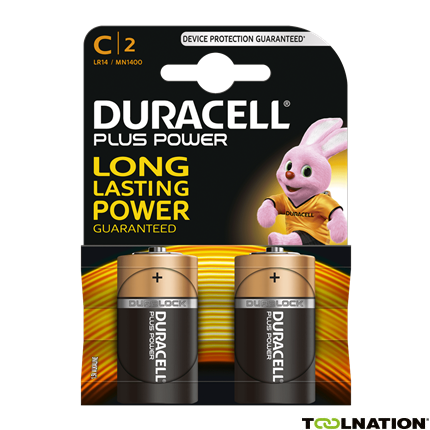 Duracell D114753 Batterijen Alkaline Plus Power C 2st. - 1