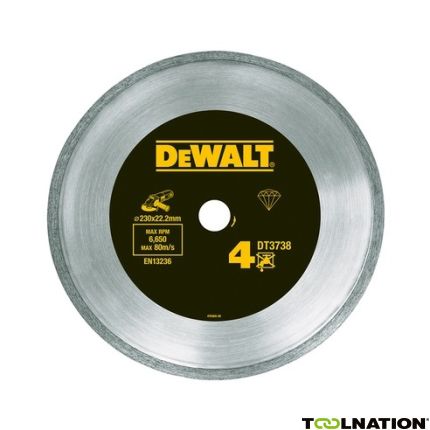 DeWalt Accessoires DT3735-XJ Diamantzaagblad 115 x 22.2mm Droog Gesinteerd voor tegels - 1