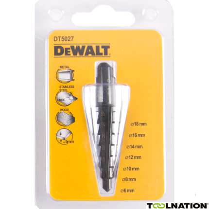 DeWalt Accessoires DT5027-QZ Extreme IMPACT Metaal trappenboor 6-18mm - 1