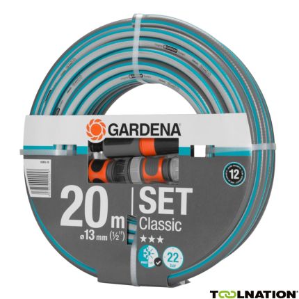 Gardena 18008-20 Tuinslang Classic 1/2 20mtr + aansluitstukken - 1