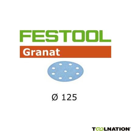 Festool Accessoires 497150 Schuurschijven Granat STF D125/90 P320 GR/10 - 1