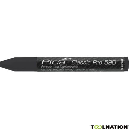 Pica PI59046 CLASSIC PRO 590 Markeerkrijt Zwart 12 stuks - 1