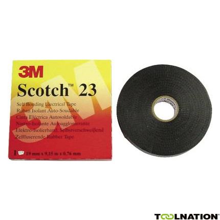 3M 230191 Scotch 23 Reparatietape Zwart 9.15 x 19 - 1