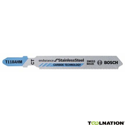Bosch Blauw Accessoires 2608630663 Carbide Decoupeerzaagblad T118AHM Special for Inox 3 stuks - 1