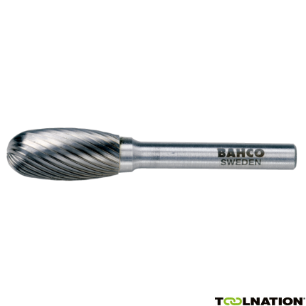 Bahco E0816F06 Hardmetalen stiftfrezen met ovale kop - 1