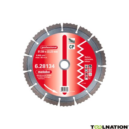 Metabo Accessoires 628135000 2 dia-DSS, 230x2,5x22,23mm, professional", "CP", beton - 1